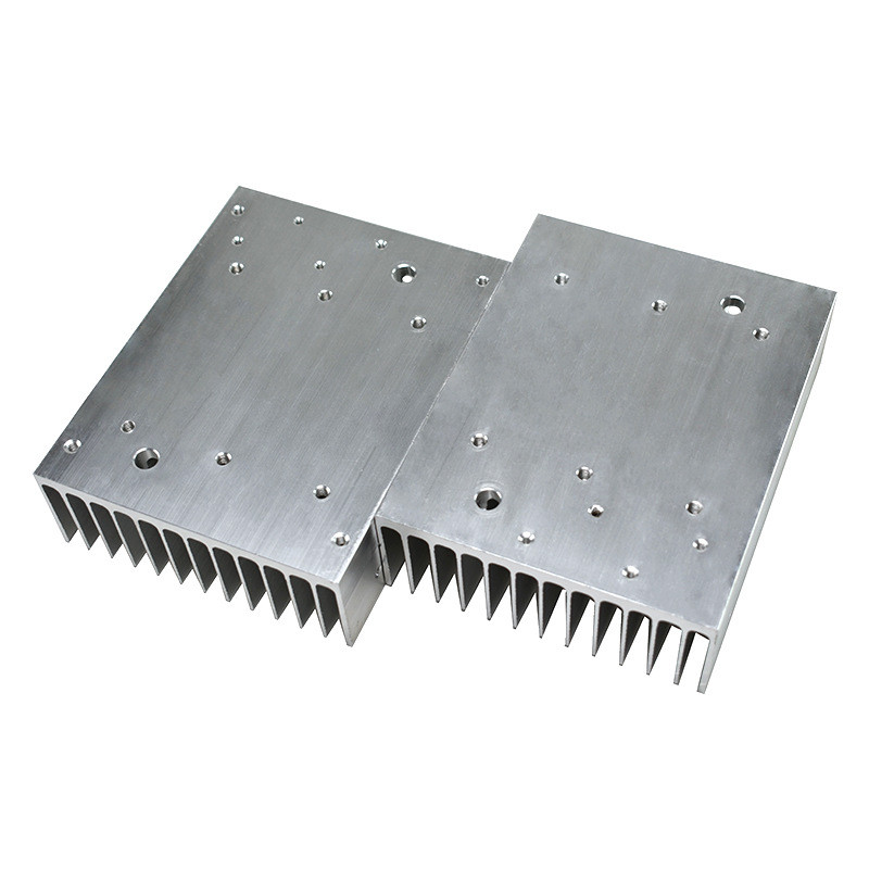 Quality T Profile Aluminum Heat Sink Extrusions Natural Anodizing AL6063 Raw Material wholesale