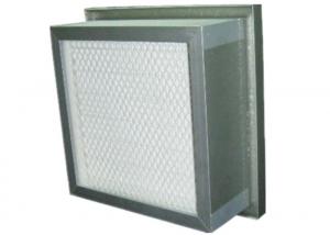 Quality Industrial Ducted Pleated Air Filters , Aluminum Frame Fiberglass Air Filters wholesale