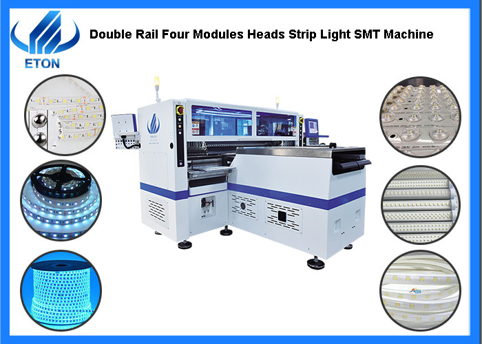 China Automatic 136 Heads 500000 CPH SMT Pick Place Machine For LED Flexible Strip Light on sale