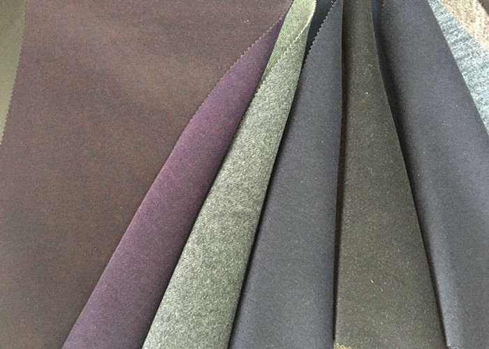 Quality Multi Function Double Faced Wool Fabric Anti - Static For Overcoat wholesale