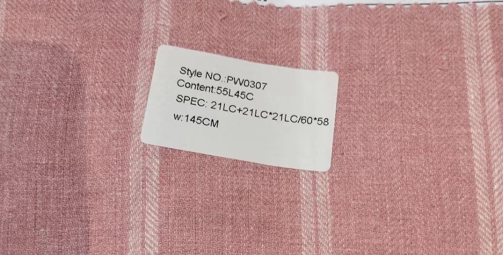 Quality Cotton+Linen Plant dye Fabrics OEKO-TEX BCI GRS PDS certificate any colors for all Comfortable shirts  Anti-microbial wholesale