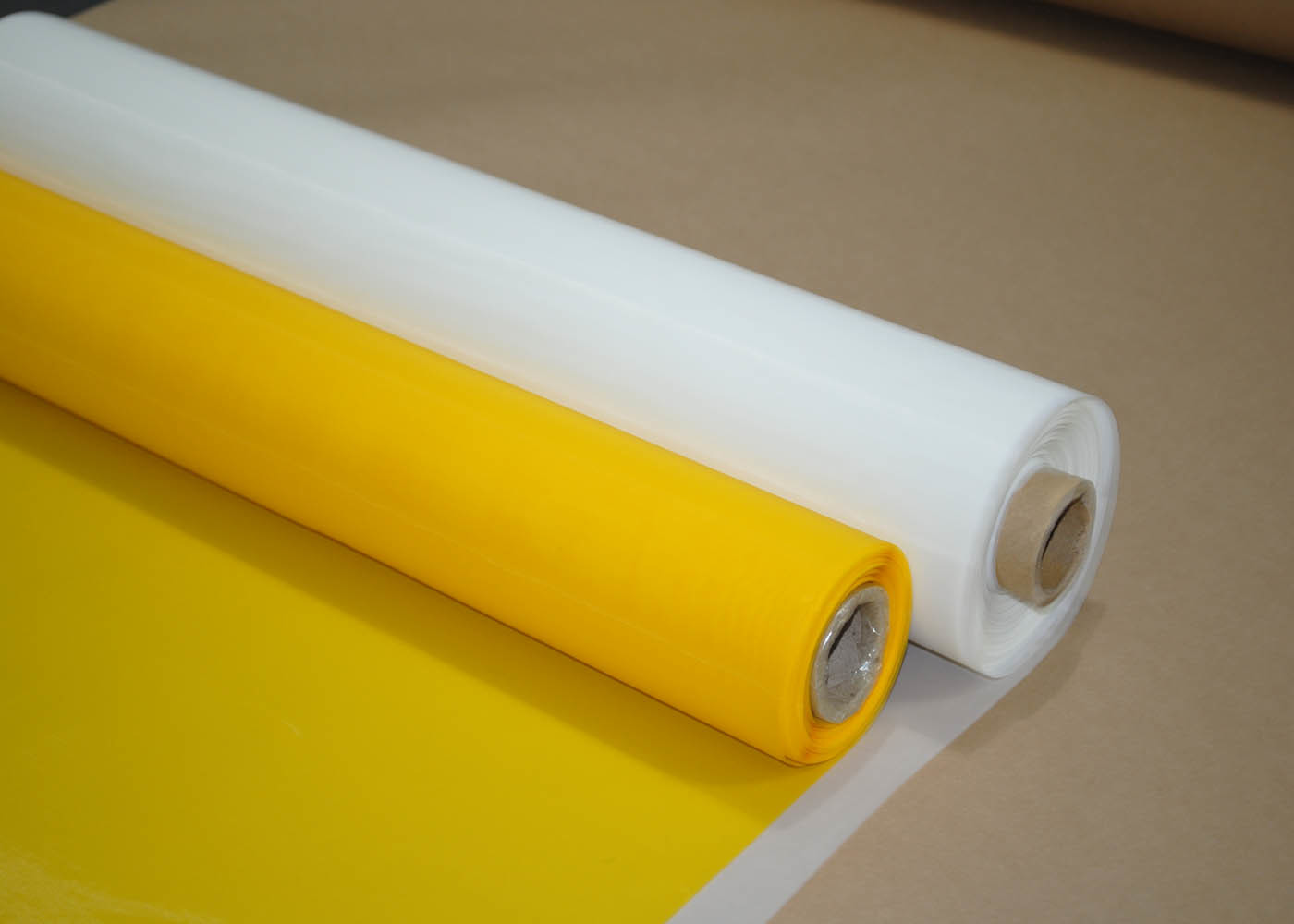 Quality Yellow White Color Thermal Screen Roll 70 Mesh High Tension FDA / SGS Approved wholesale
