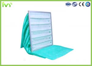 Quality Non Woven Fabric Dust Collector Filter , Air Bag Filter 595×595×600mm Size wholesale