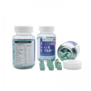 China Blue Bear Biotin Supplements Vitamins GMP BRC Hair Multivitamin Gummies on sale