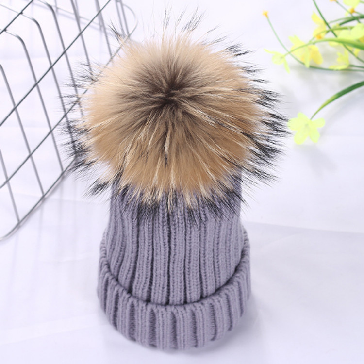 Quality Custom Made Chunky Knit Beanie Hats Genuine Promotional Products wholesale