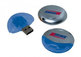 Buy cheap Round 128GB Custom USB Thumb Drive , Mini USB Thumb Drive With High Speed Flash Memory from wholesalers