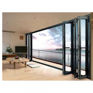 Quality hanging Soundproof Shades Security Aluminum Bifold Windows wholesale