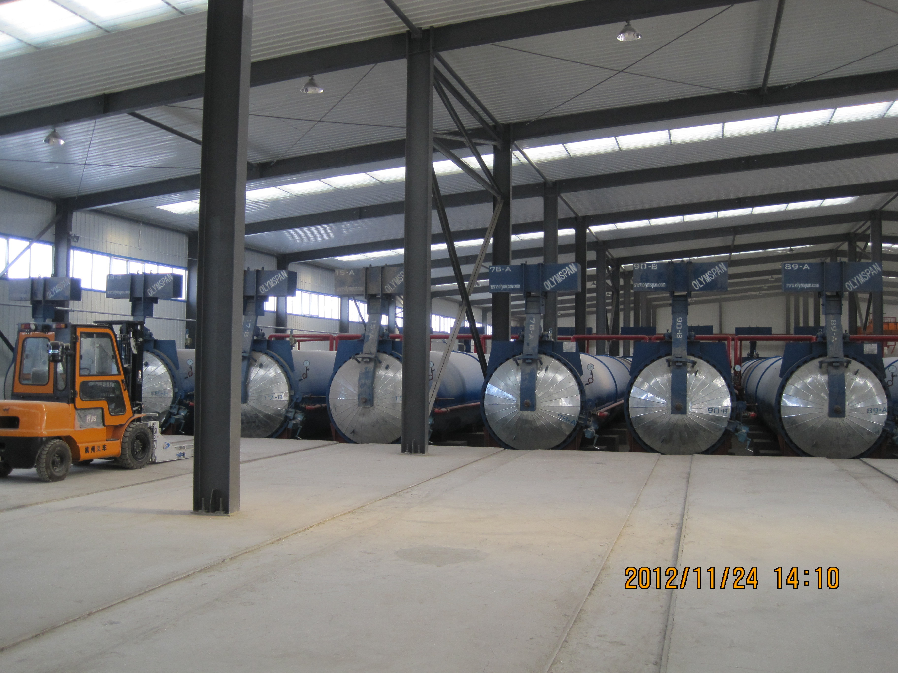 Quality Concrete Autoclave With Hydraulic Pressure Door-Opening And Safety Interlock wholesale