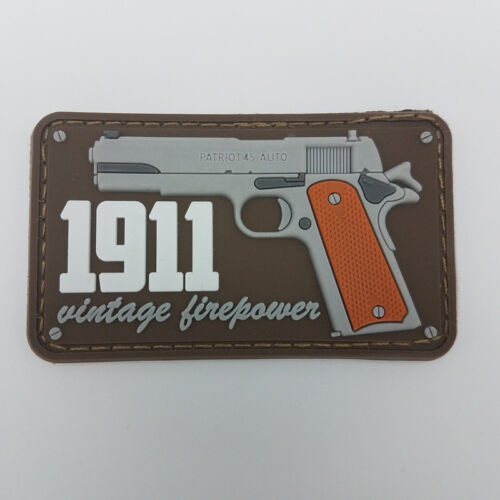 Buy cheap 3D WWII Colt 1911 Pistol PVC Hook And Loop Patch Tactical Military USA Badge from wholesalers