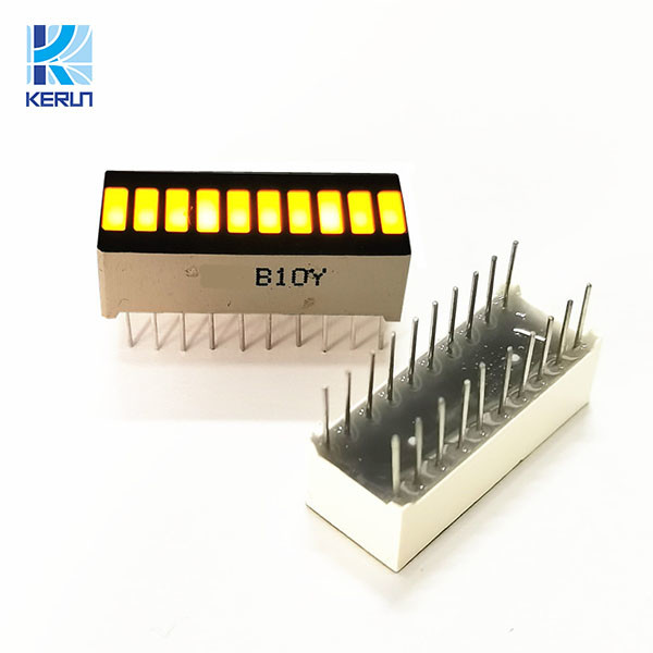 Quality SGS Yellow 10 Segment LED Bar Display For Industrial Equipment wholesale