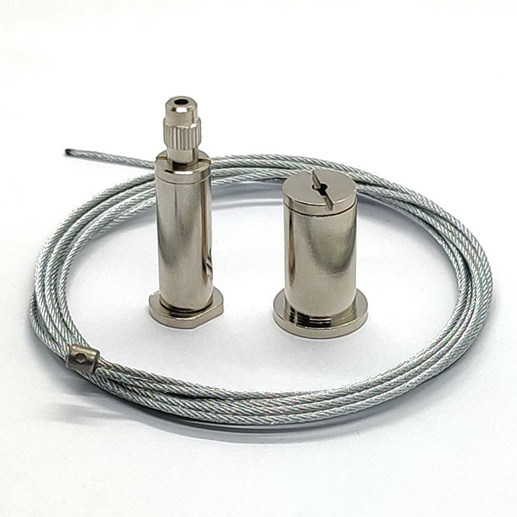 Cheap Stainless Steel Wire Suspension Hanging Kit ​Cable Gripper For Led Lights 1.5mm for sale