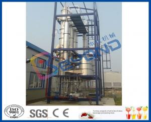 Quality Continuous Feeding Multiple Effect Falling Film Evaporator With CIP Cleaning System wholesale