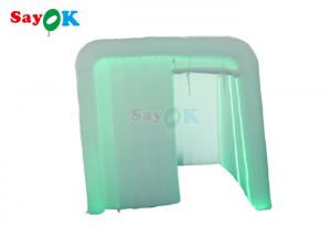 China Inflatable Club Portable 360 Lighted Photo Booth Enclosure Inflatable Cube Backdrop on sale