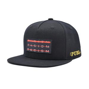 Quality Sublimation patch embroidery flat brim snapback cap hat black color wear outdoor fasion for unisex wholesale