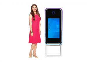 China 32in Selfie Mirror Photo Booth Selfie Station Mirror Machine With Printer Camera on sale
