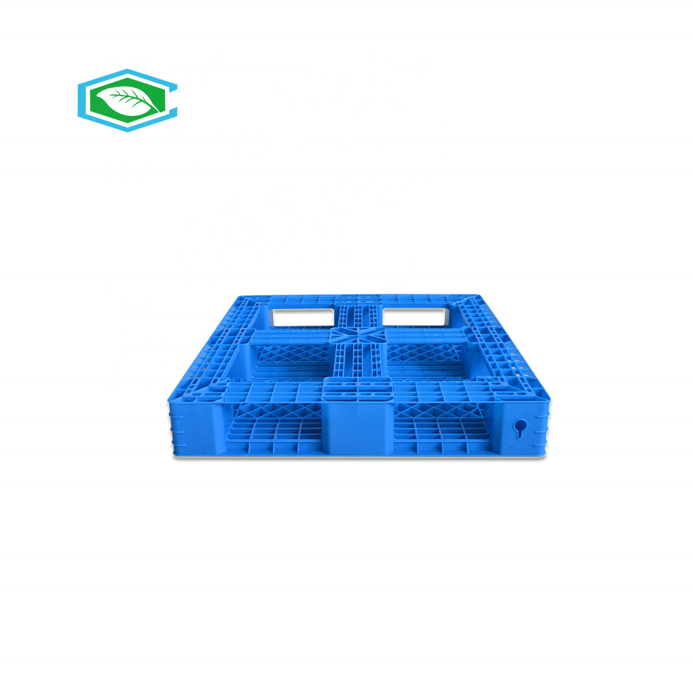 Quality 1210 Reinforced Plastic Pallets 0.6 T Rack Load Steel Tube Insert High Temperature Resistance wholesale