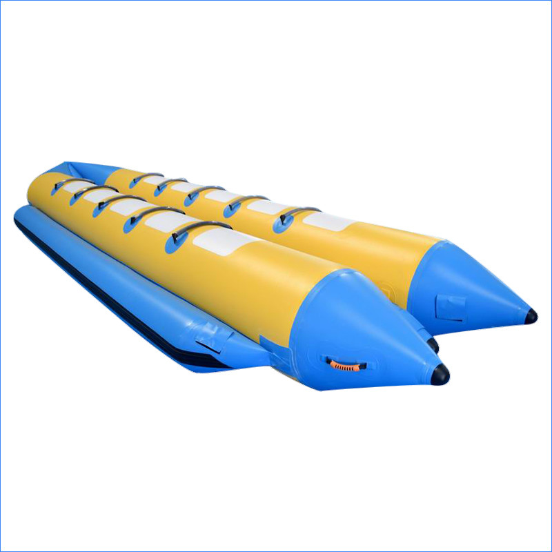 Quality Double Lanes Inflatable Banana Boat With Reinforced Strips For Adult wholesale