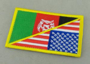 Quality Customized Promotional US Uniform Badge Patch 3.25 Inch Eco - Friendly wholesale