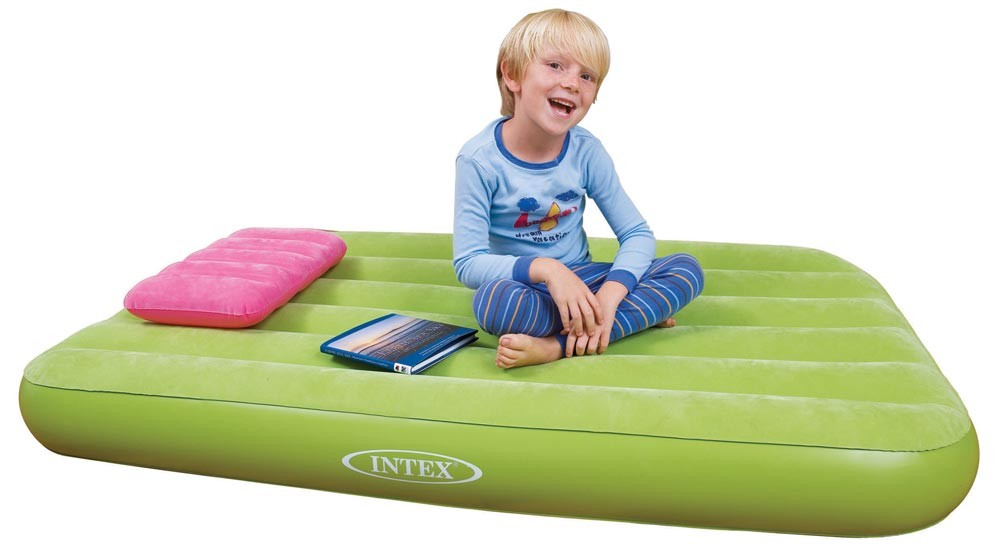 Quality New design air bed for children, flocking kids inflatable air mattress wholesale