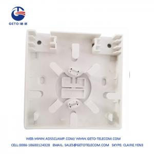 Quality 2 Port Fiber Optic Faceplate Box Wall Plate Outlet Empty Loaded wholesale
