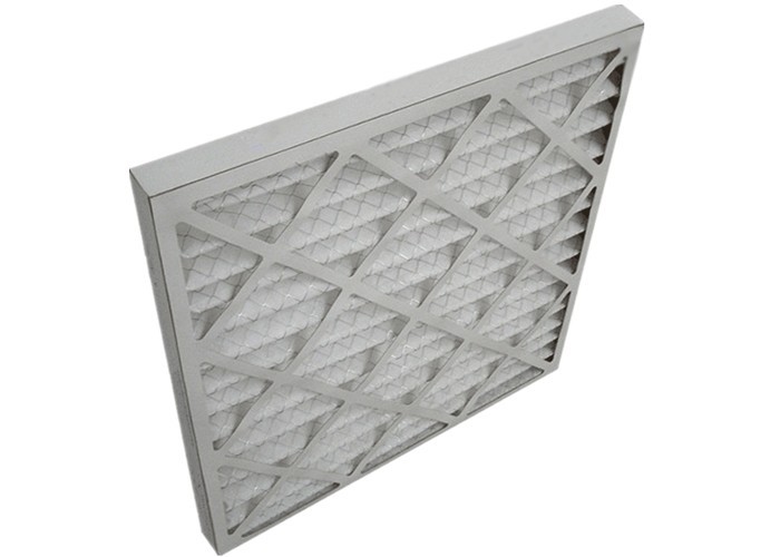 Cheap Cleanable Pre Pleated Panel Air Filters Replacement , Large Airflow 595×595×46MM for sale