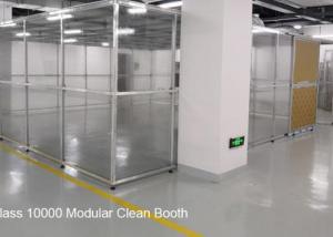 Quality Pharmaceutical Softwall Clean Booth FFU Clean Room Equipment Aluminum Structure Frame wholesale