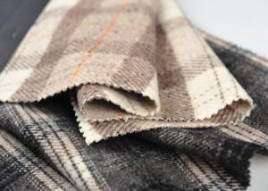 Quality Multi Purpose Tartan Plaid Fabric 50% Wool Various Design For Baby wholesale