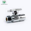 Forged Manual Chrome Plated Brass Angle Valve 200psi for sale