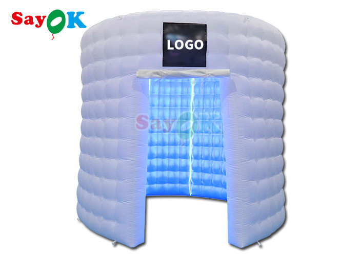China OEM Inflatable Photo Booth Tent Automatic Inflatable 360 Photo Booth Enclosure Backdrop on sale