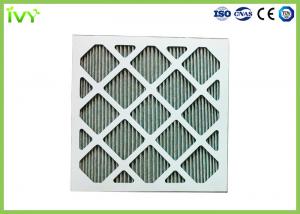 Quality Folded Activated Carbon Air Filter High Carbon Content With Aluminum Mesh Face Guard wholesale