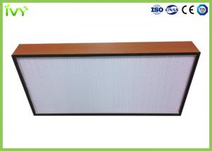 Quality H10 - H14 Efficiency Hepa Filter Replacement , Pleated Panel Air Filters Easy To Install wholesale