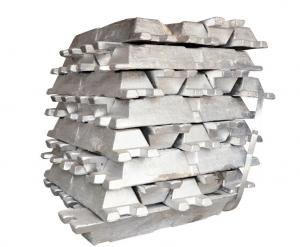 China High Purity Zinc Aluminium Alloy Ingot Adc12 A7 Z12 99.7% 99.8% 99.9% on sale