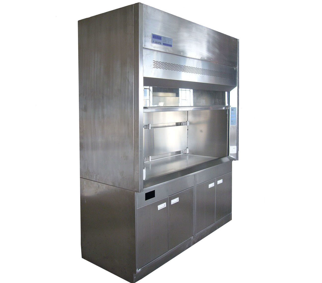 China Stainless Steel Ductless Laboratory Fume Hood Color Custom ISO Certificate on sale