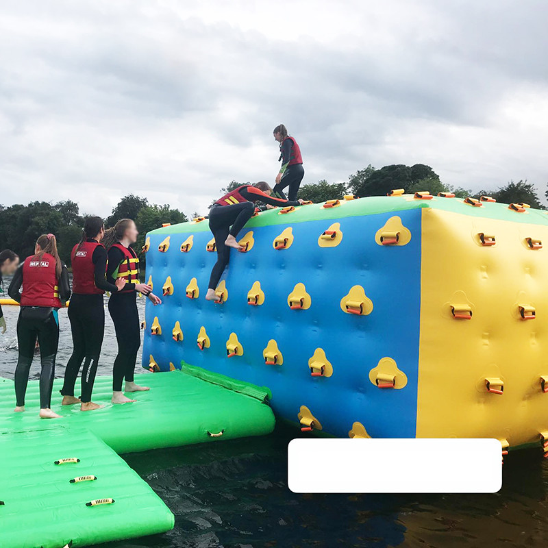 Quality Durable 0.9mm PVC Tarpaulin Inflatable Cube / Inflatable Obstacle Course For Fun wholesale