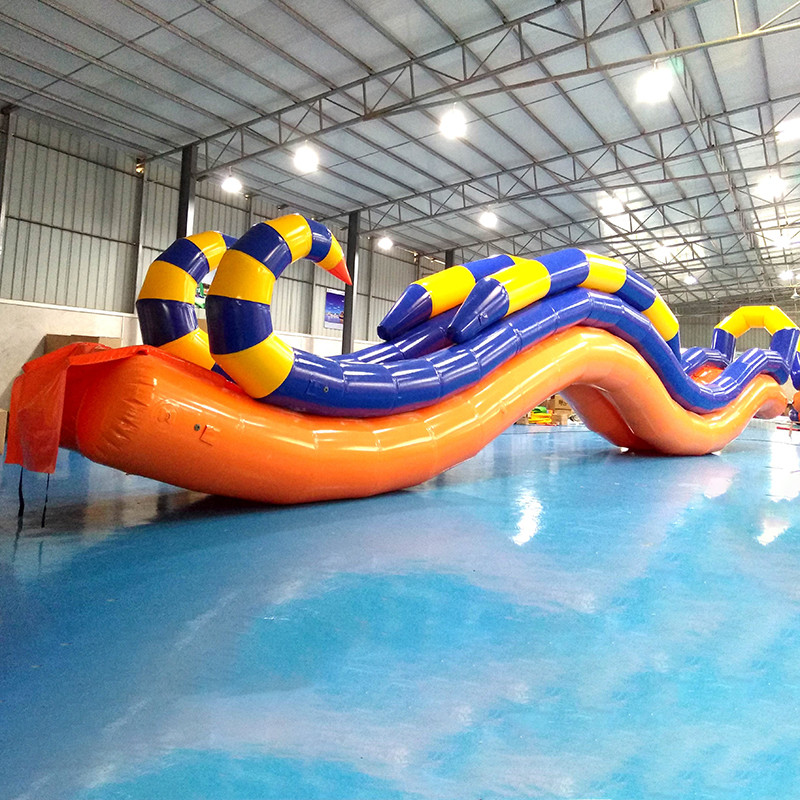 Quality Giant Inflatable Water Slide With Durable 0.9 mm PVC Tarpaulin wholesale
