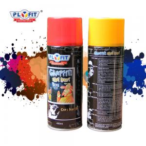 Quality 400ml Aerosol Graffiti Spray Paint Red Yellow Color Liquid Coating Hard Film wholesale