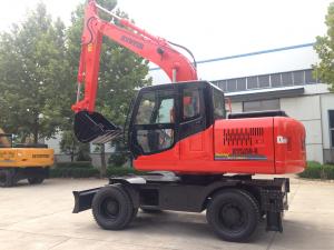 Quality 25MPa Rubber Tire Earth Excavation Machine wholesale