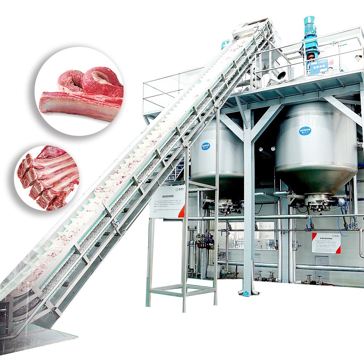 Quality High Pressure Resistance Meat Processing Machine Automatic Control Continuously Feeding wholesale