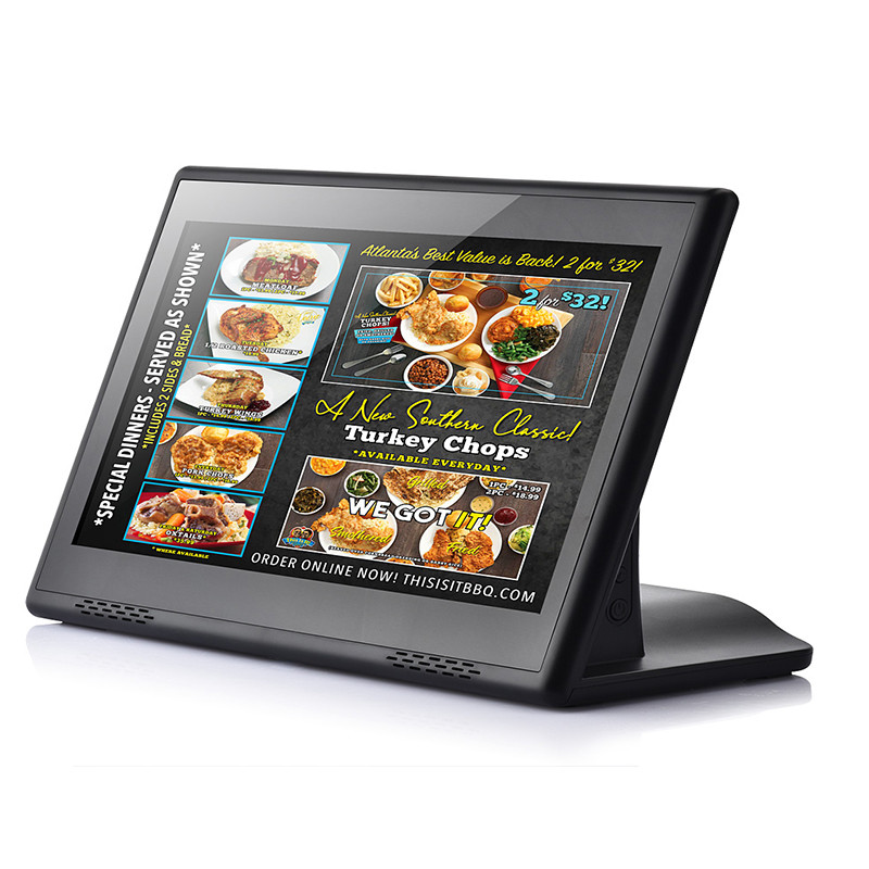 China Desktop L Shape Android Digital Signage Kiosk Tablet With Touch Screen 14 15.6 17.3 on sale