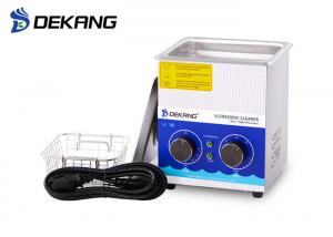 Quality 1.3 Liter Table Top Ultrasonic Cleaner , Sonic Degas Function Sonic Jewelry Cleaner wholesale