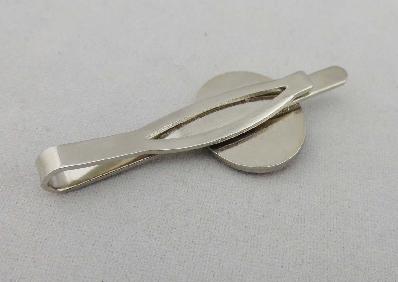 Quality Vintage Personalized Tie Bar Copper With Soft Enamel , Nickel Plating For Boy wholesale