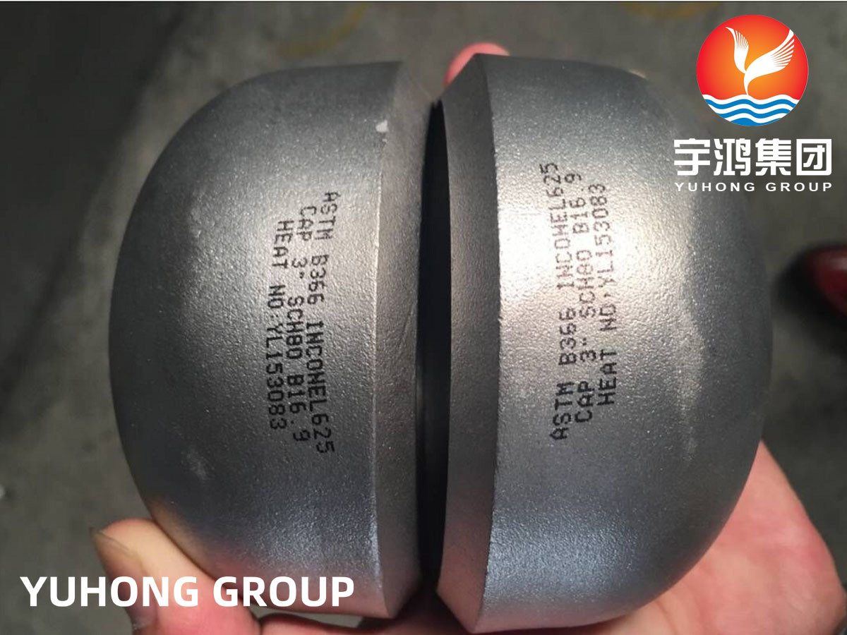 China Butt Weld Fittings ASME SB366 UNS N06625 / Inconel 625 Nickel Alloy Steel End Cap B16.9 on sale