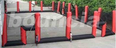 Quality Inflatable Paintball Arena , Inflatable Paintball Court For Sport Games wholesale