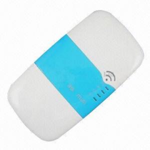 Quality WCDMA/GSM 3G MiFi Router with Standard 6-pin SIM Slot Wi-Fi Router, Compatible with 802.11b/g/n  wholesale