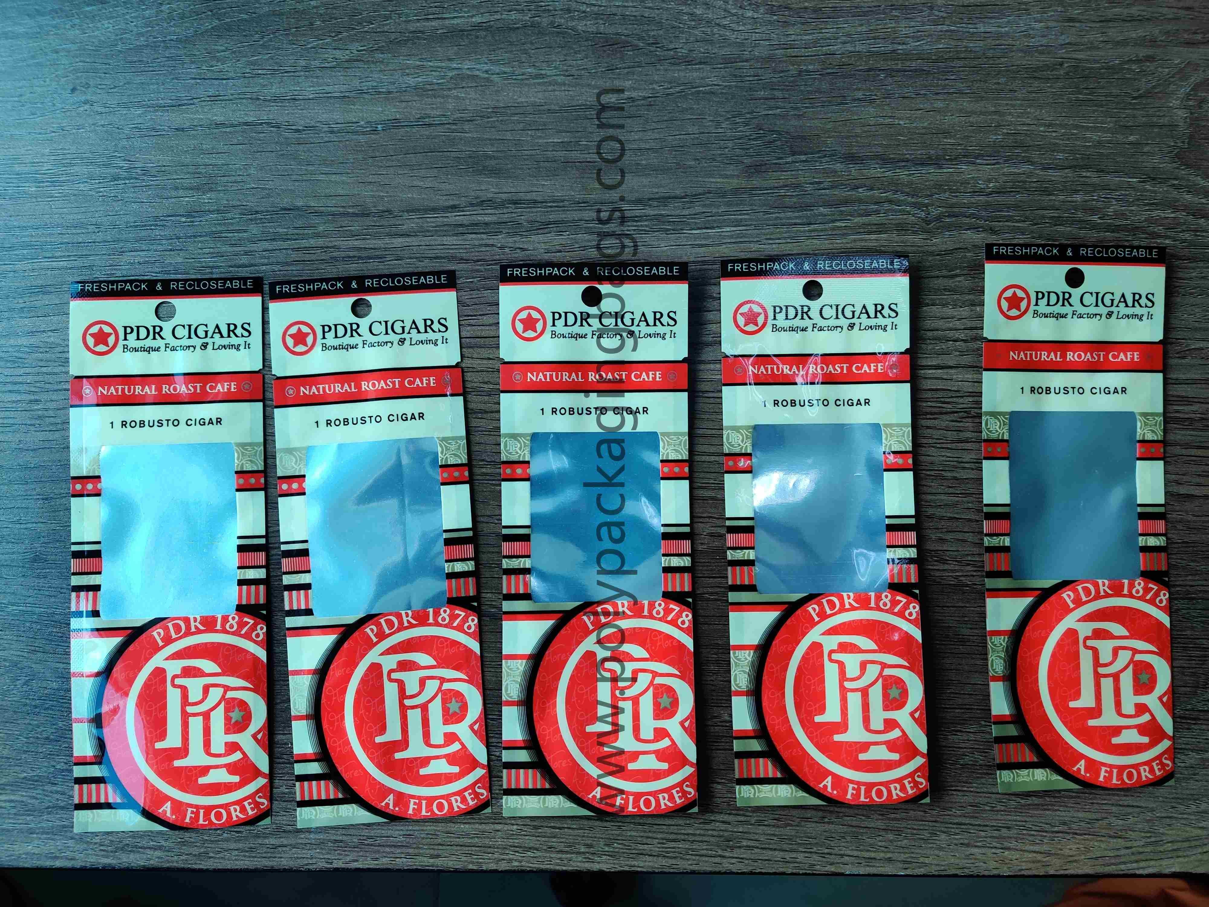 China Ziplock Plastic Sponge Layer Travelling Humidor Cigar Bags on sale