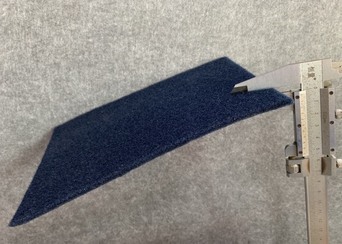 Quality Dark Blue Car Interior Felt / Non Woven Polyester Felt 3mm Thickness wholesale