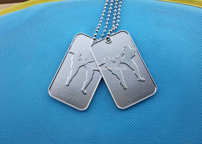 Quality Printing Business Promotional Soft Enamel Army Dog Tags Stainless Steel Material wholesale