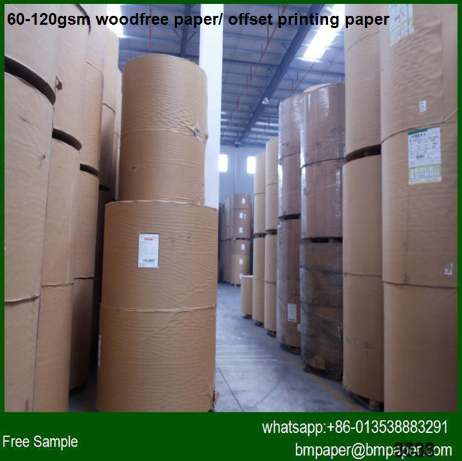 Quality Different Sizes Offset Wood Free Color Printing Paper wholesale