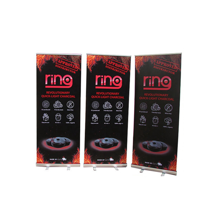 Quality Floor Standing Roll Up Banner Display Vertical Easy Carry Professional Artwork wholesale