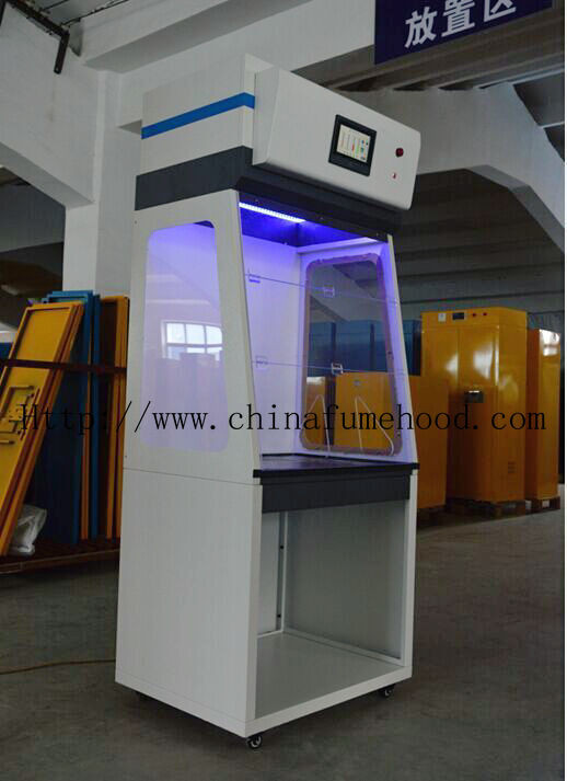 China Filtered Ductless Fume Hood Triangle Operating Hole Epoxy Resin Board Benchtops on sale
